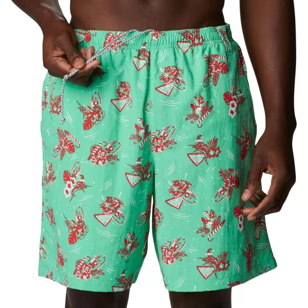 Columbia Mens Super Backcast Water ShortLight Jade Lite Me Up Print