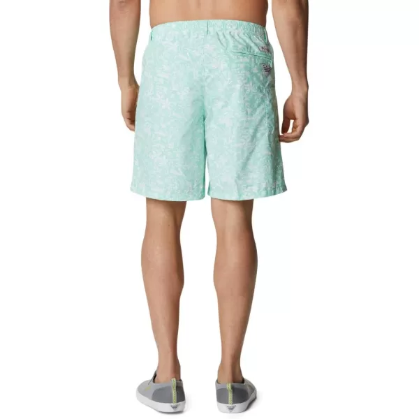 Columbia Mens Super Backcast Water ShortMint Cay Kona Print