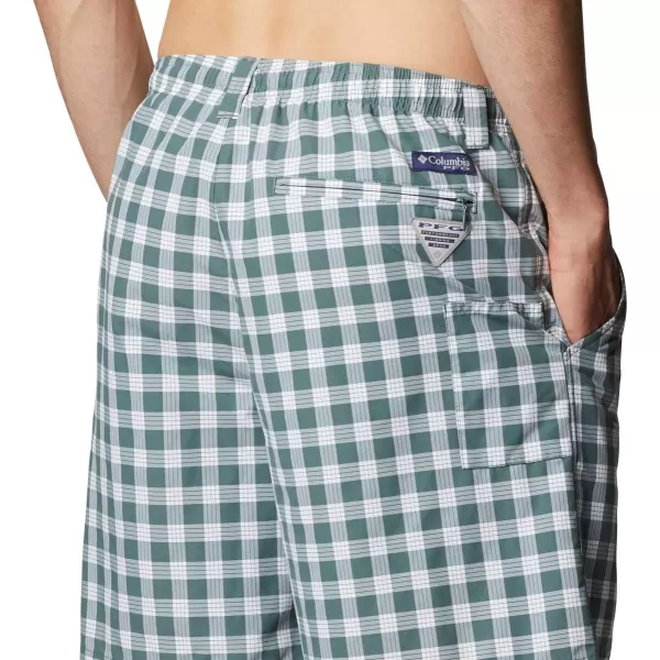 Columbia Mens Super Backcast Water ShortPond Palaka Plaid