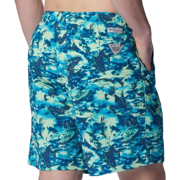 Columbia Mens Super Backcast Water ShortPool Riverrun Print