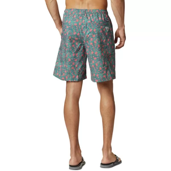 Columbia Mens Super Backcast Water ShortSalmon Marlin Palms Print