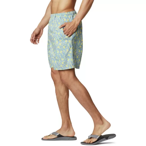 Columbia Mens Super Backcast Water ShortSkyler Marlin Palms Print