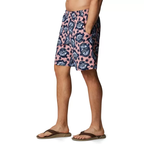 Columbia Mens Super Backcast Water ShortSorbet Spirits N Sails Print