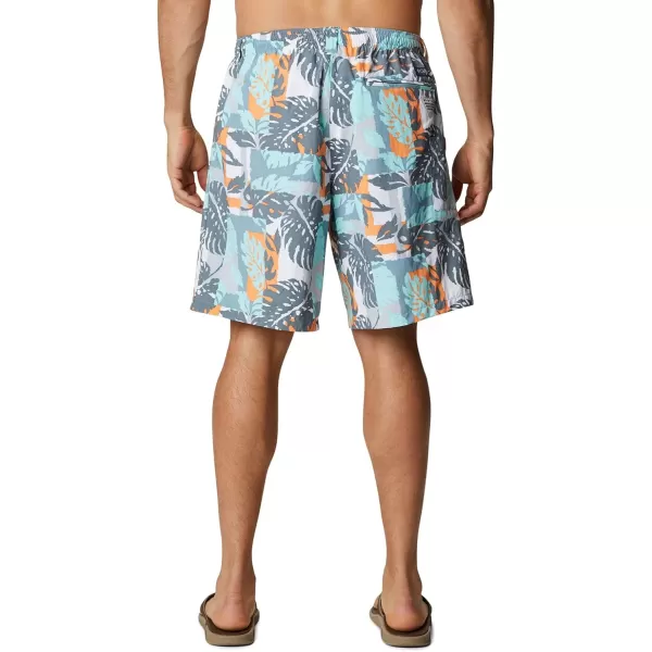 Columbia Mens Super Backcast Water ShortStorm Block Palms Print