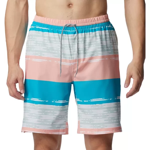 Columbia Mens Super Slack Tide Hybrid Water ShortCool Green Ikat Rainbow