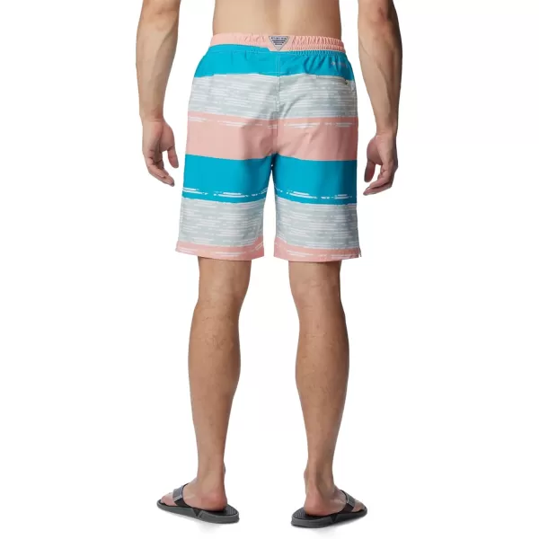 Columbia Mens Super Slack Tide Hybrid Water ShortCool Green Ikat Rainbow