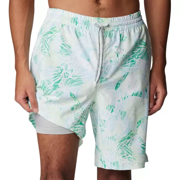 Columbia Mens Super Slack Tide Hybrid Water ShortKey West Tropiclure