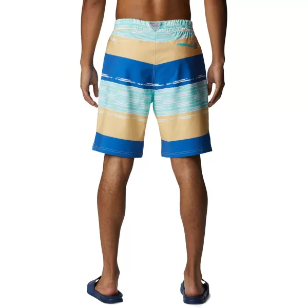 Columbia Mens Super Slack Tide Hybrid Water ShortVivid Blue Ikat Rainbow