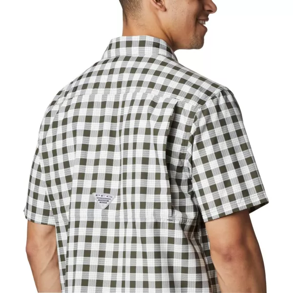 Columbia Mens Super Slack Tide ShirtAlpine Tundra Palaka Plaid