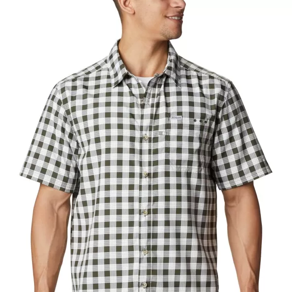 Columbia Mens Super Slack Tide ShirtAlpine Tundra Palaka Plaid