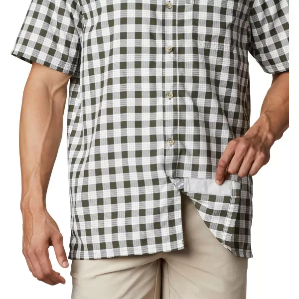 Columbia Mens Super Slack Tide ShirtAlpine Tundra Palaka Plaid