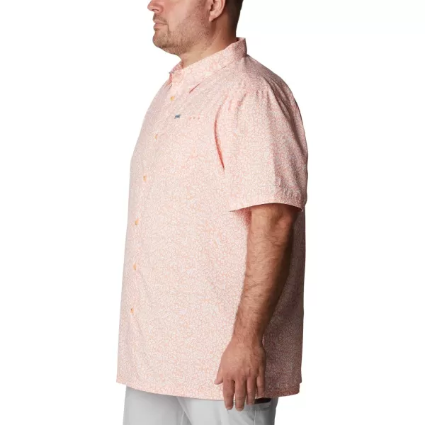 Columbia Mens Super Slack Tide ShirtBright Nectar Deepsea Medley