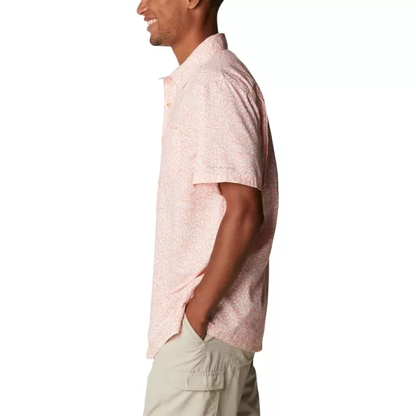 Columbia Mens Super Slack Tide ShirtBright Nectar Deepsea Medley