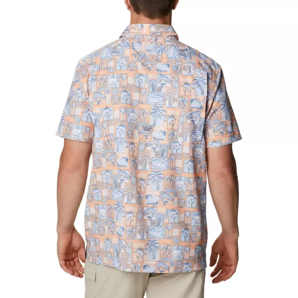 Columbia Mens Super Slack Tide ShirtBright Nectar Martinis and Lies Print