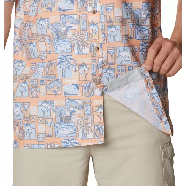 Columbia Mens Super Slack Tide ShirtBright Nectar Martinis and Lies Print