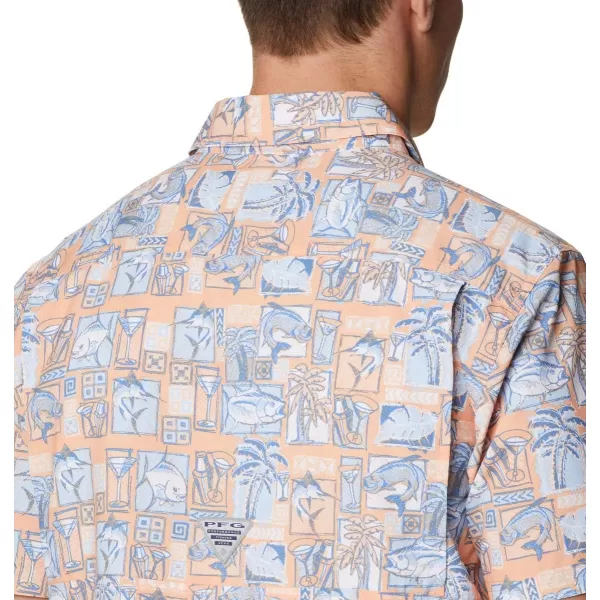 Columbia Mens Super Slack Tide ShirtBright Nectar Martinis and Lies Print