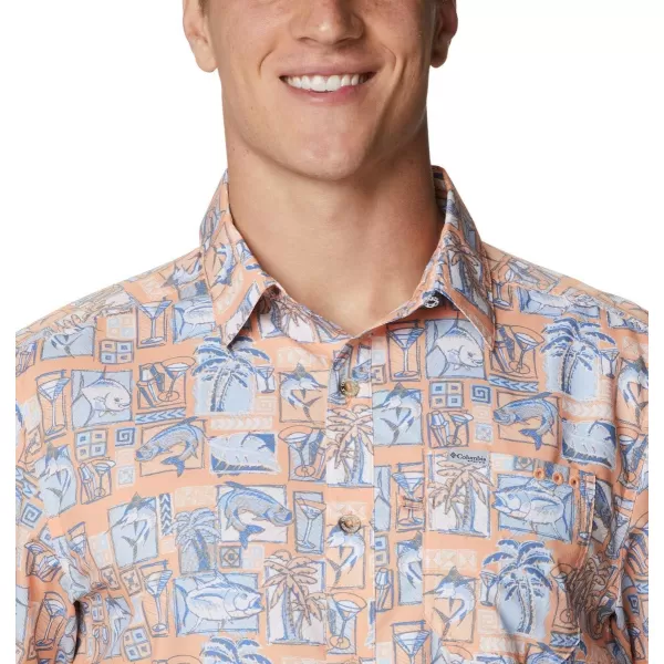 Columbia Mens Super Slack Tide ShirtBright Nectar Martinis and Lies Print