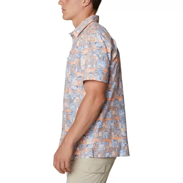 Columbia Mens Super Slack Tide ShirtBright Nectar Martinis and Lies Print