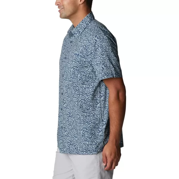 Columbia Mens Super Slack Tide ShirtCarbon Deepsea Medley