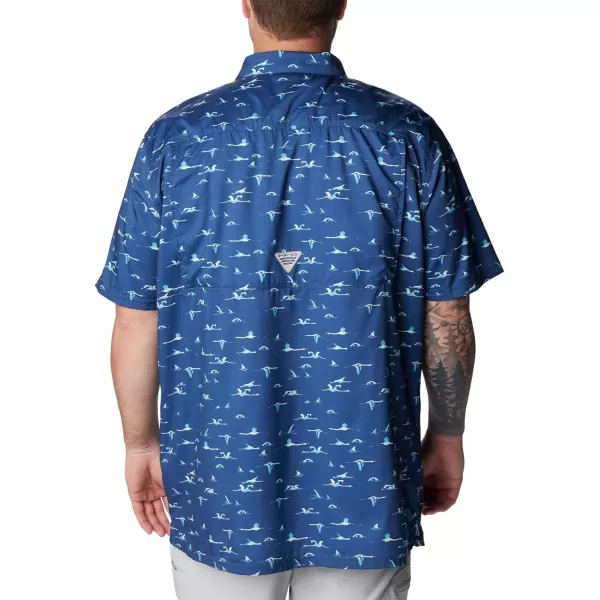 Columbia Mens Super Slack Tide ShirtCarbon Tailfins Print