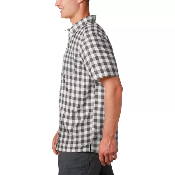 Columbia Mens Super Slack Tide ShirtCity Grey Palaka Plaid