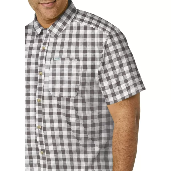 Columbia Mens Super Slack Tide ShirtCity Grey Palaka Plaid