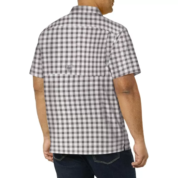 Columbia Mens Super Slack Tide ShirtCity Grey Palaka Plaid