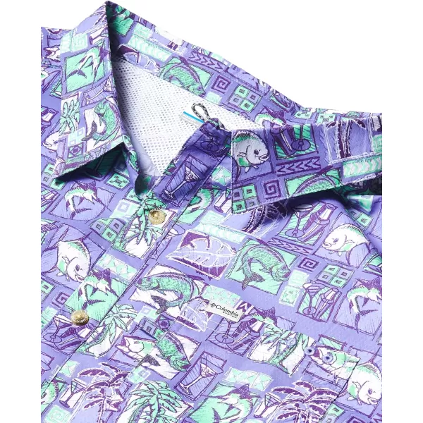 Columbia Mens Super Slack Tide ShirtFairytale Martinis and Lies Print