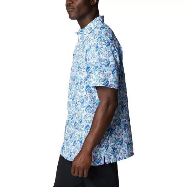 Columbia Mens Super Slack Tide ShirtGulf Stream Block Party