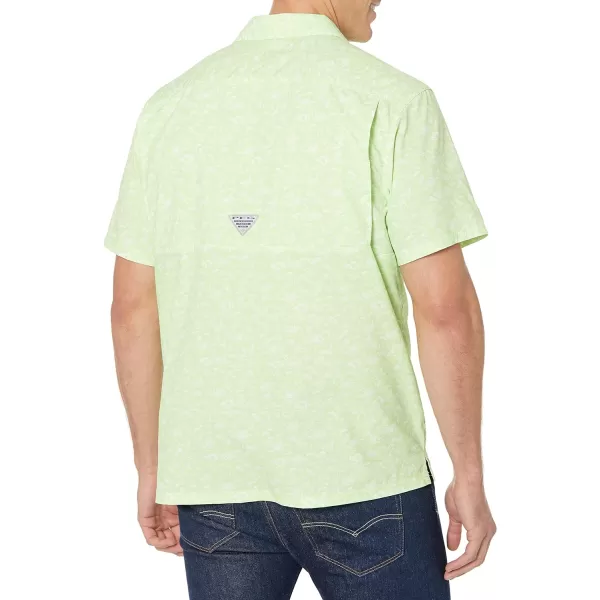 Columbia Mens Super Slack Tide ShirtJade Lime Gamefish Print