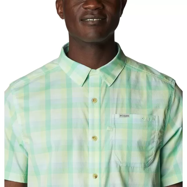 Columbia Mens Super Slack Tide ShirtKey West Mid Gingham