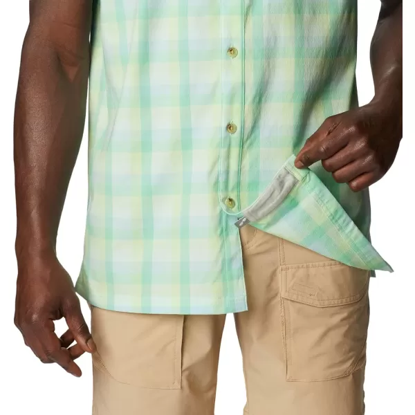 Columbia Mens Super Slack Tide ShirtKey West Mid Gingham