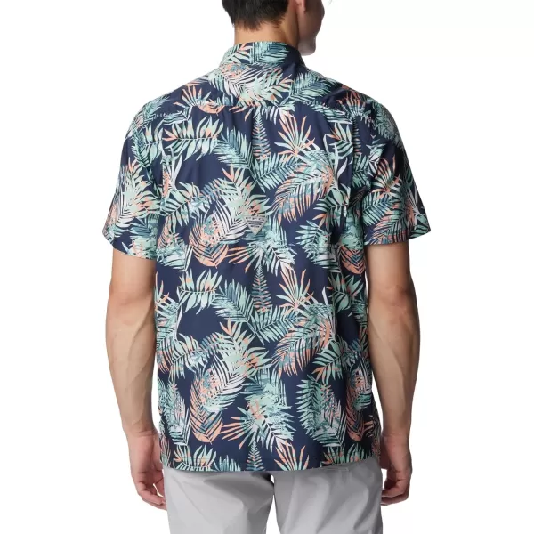 Columbia Mens Super Slack Tide ShirtMint Cay Tunatropic Print