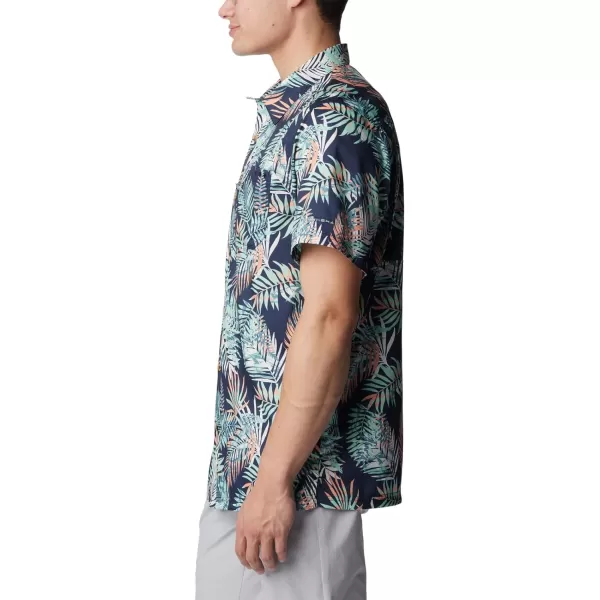 Columbia Mens Super Slack Tide ShirtMint Cay Tunatropic Print