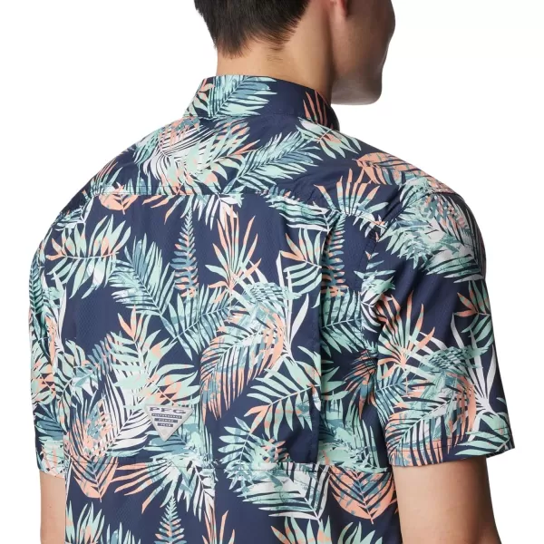 Columbia Mens Super Slack Tide ShirtMint Cay Tunatropic Print