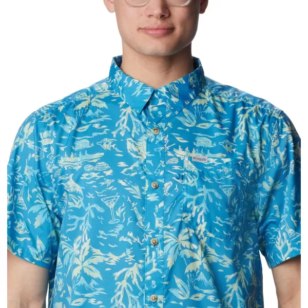 Columbia Mens Super Slack Tide ShirtPool Kona Kraze Print