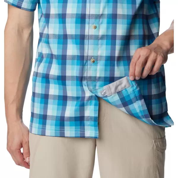 Columbia Mens Super Slack Tide ShirtPool Mid Gingham