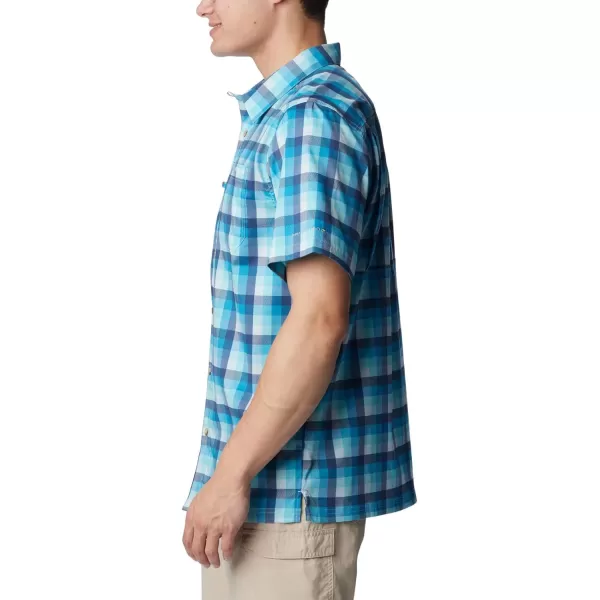 Columbia Mens Super Slack Tide ShirtPool Mid Gingham