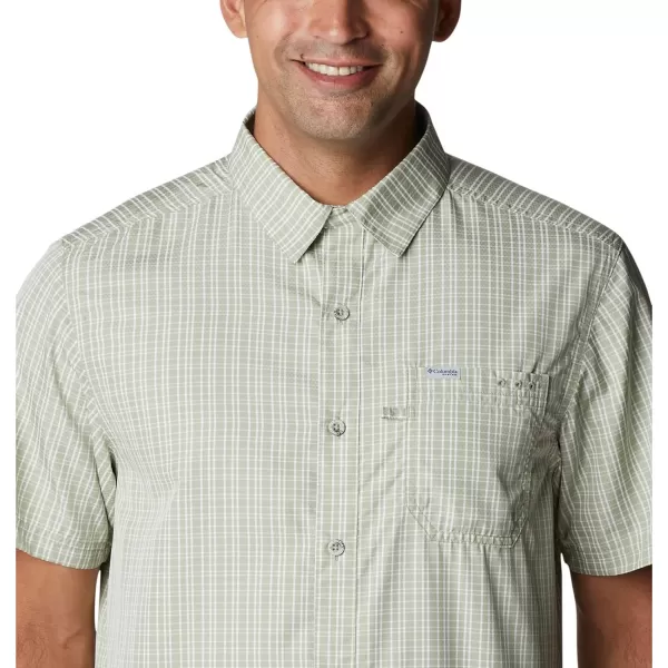 Columbia Mens Super Slack Tide ShirtSafari Gulf Grid