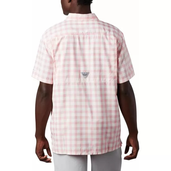 Columbia Mens Super Slack Tide ShirtSorbet Palaka Plaid