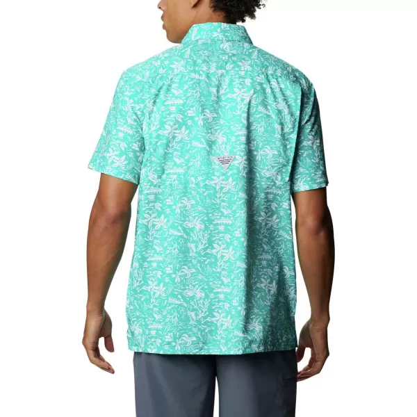 Columbia Mens Super Slack Tide ShirtTropic Water Kona Print