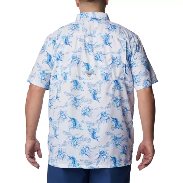 Columbia Mens Super Slack Tide ShirtWhite Sails Away Print