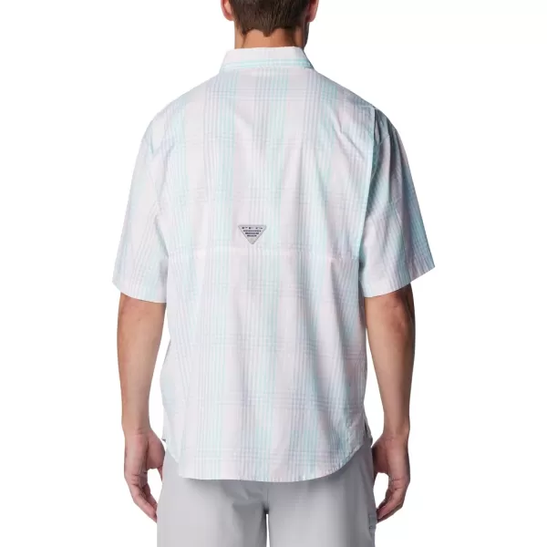 Columbia Mens Super Tamiami Long Sleeve ShirtGulf StreamAll Over Gingham