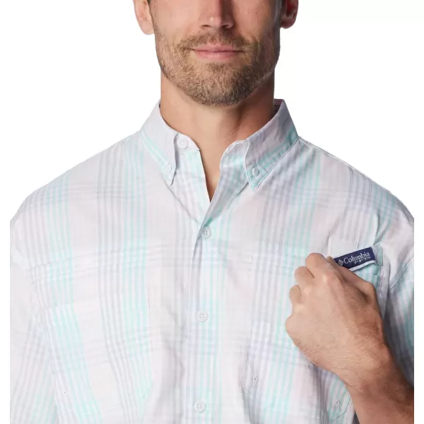 Columbia Mens Super Tamiami Long Sleeve ShirtGulf StreamAll Over Gingham