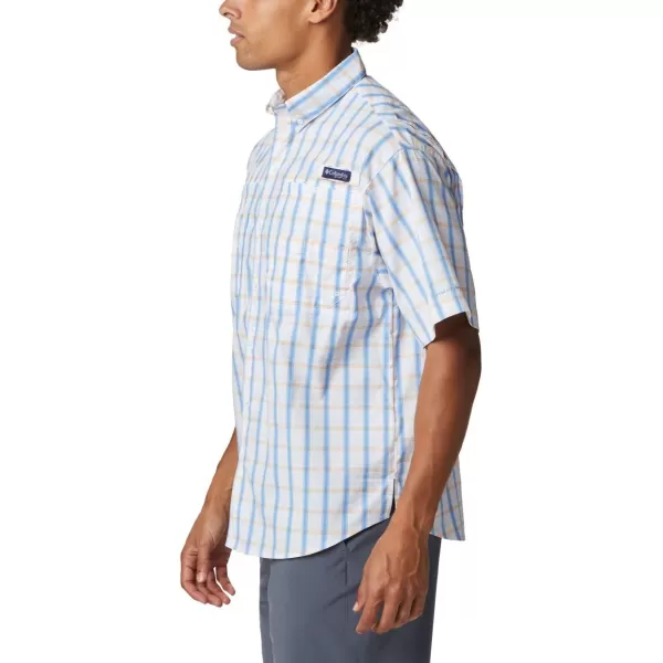 Columbia Mens Super Tamiami Long Sleeve ShirtSail Plaid