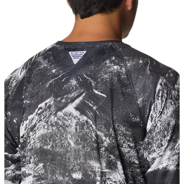 Columbia Mens Super Terminal Tackle Long Sleeve ShirtBlack Realtree Horizon