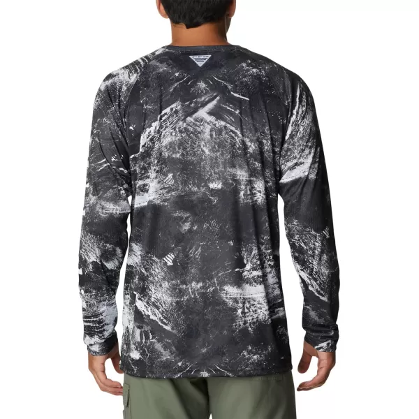 Columbia Mens Super Terminal Tackle Long Sleeve ShirtBlack Realtree Horizon