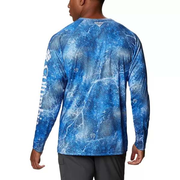 Columbia Mens Super Terminal Tackle Long Sleeve ShirtHarbor Blue Realtree Mako