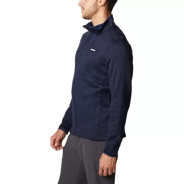 Columbia Mens Sweater Weather Full ZipCollegiate Navy Heather