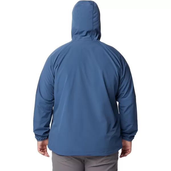 Columbia Mens Tall Heights Hooded SoftshellDark Mountain